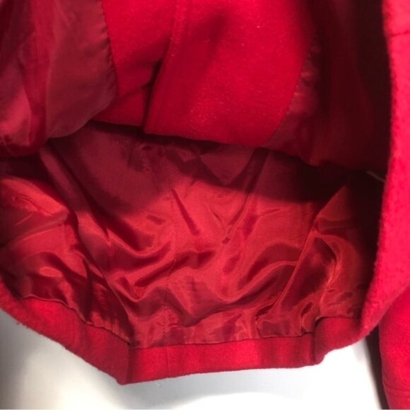 Nygard Vintage Wool Cashmere Red Button Up Jacket size 6 - Picture 6 of 7